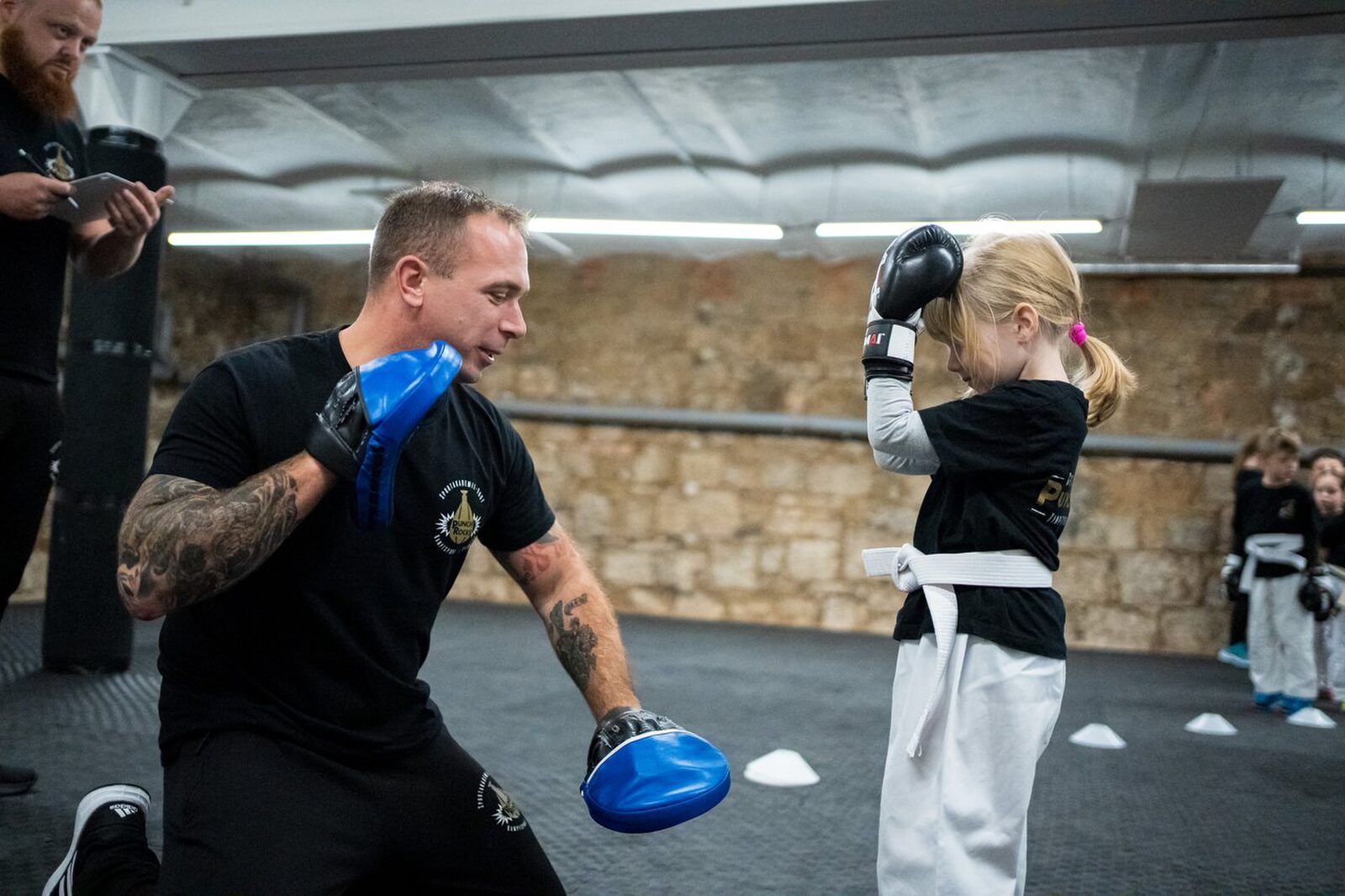 Kindertraining an der Pratze